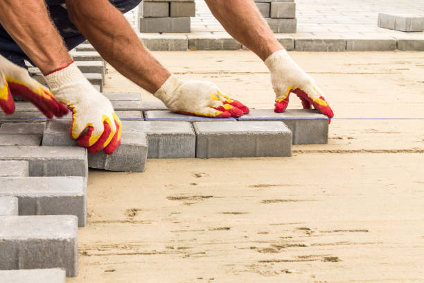 Permeable Paver Driveway in Kyle, TX